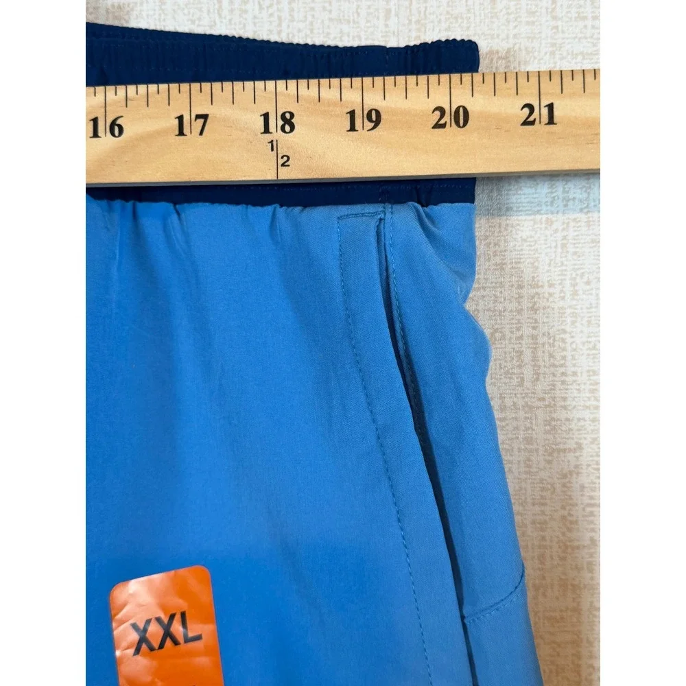NWT Spyder Swim Mens XXL Blue Colorblock Board Short Trunks Quick Dry Mesh Lined